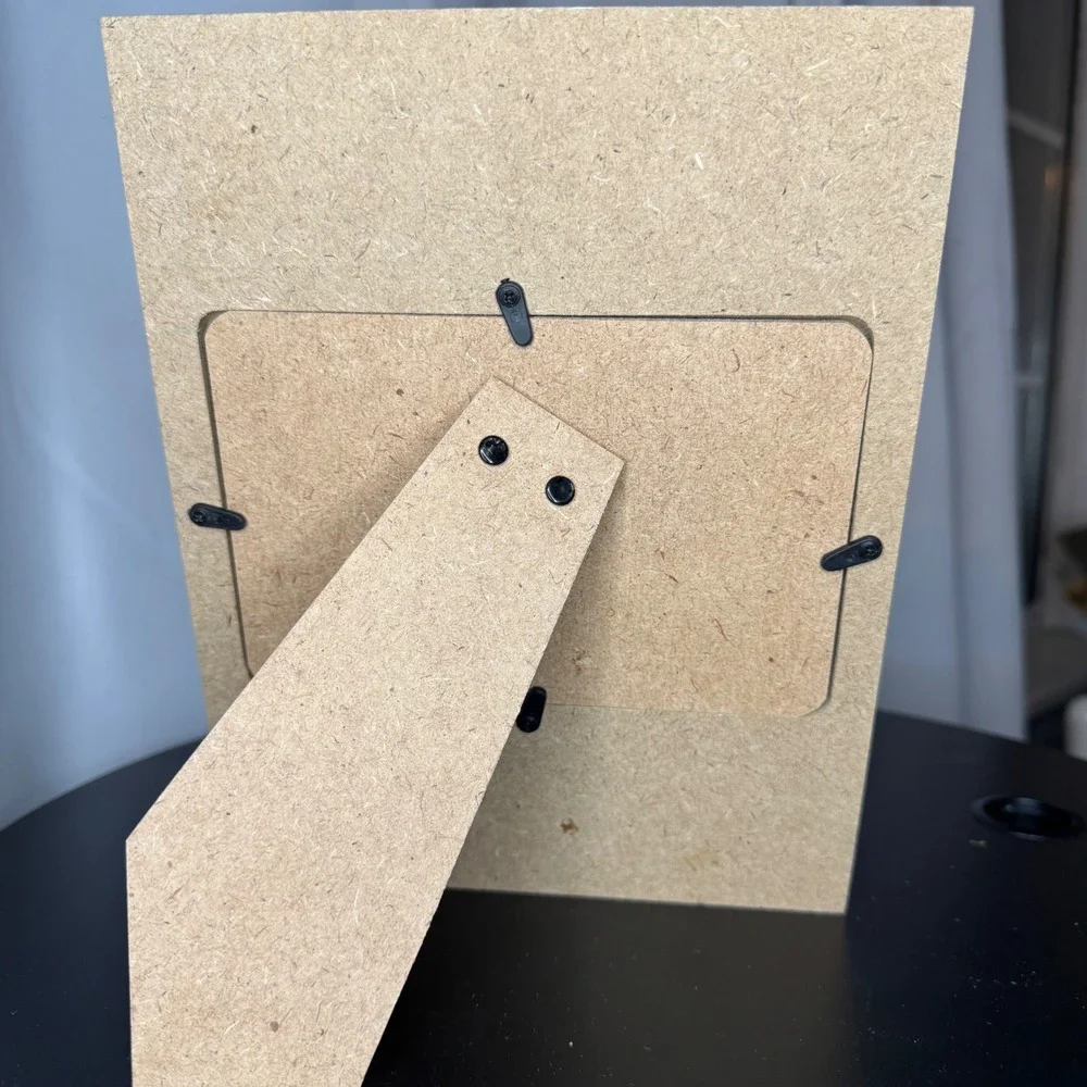 Wood Picture Frame Tabletop Display Photo Holder‎ Easel Back 4x6